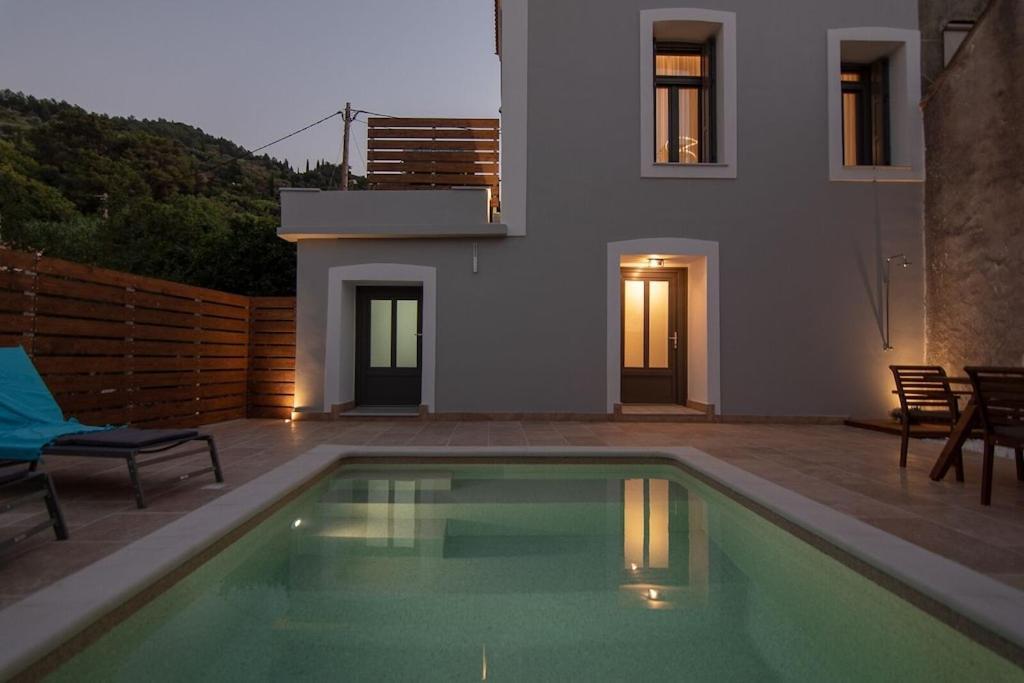 Villa Samos - Renovated Stone Villa With Private Pool- 2 Min From The Sea! Ágios Konstantínos Buitenkant foto
